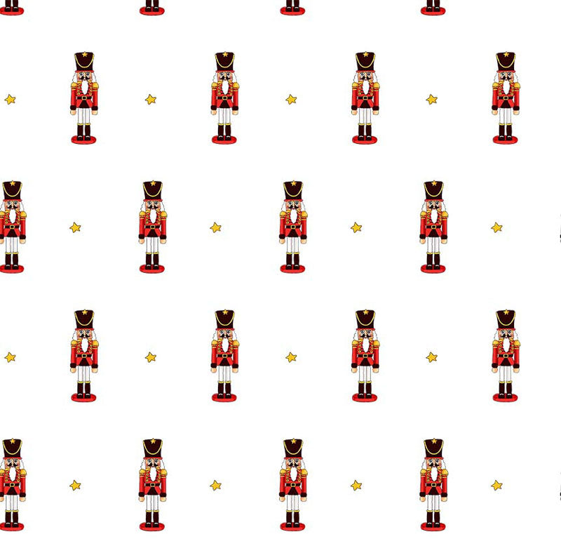 Nutcracker Christmas - White - Michael Miller