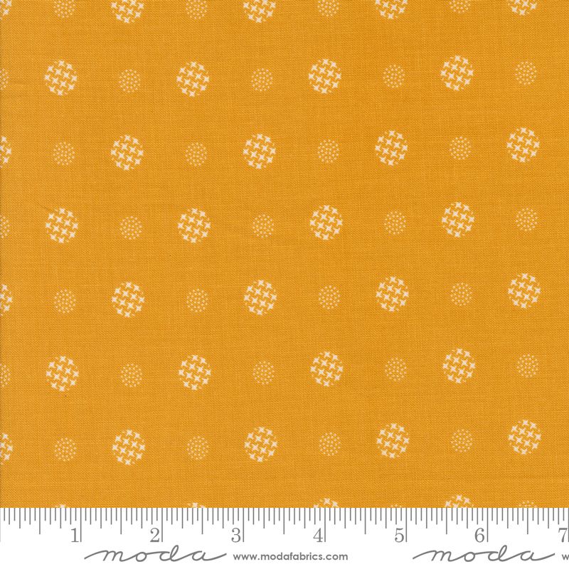 Color Crush - Mod Dots in Honey - V & Co - Moda