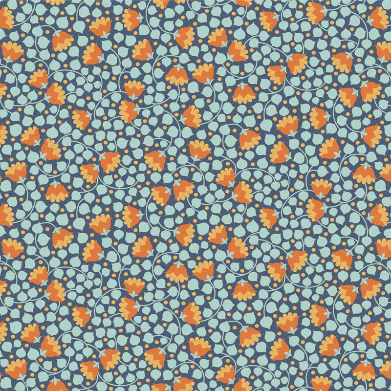 Wallflower BLENDER - Bellflower in Prussian - Tilda