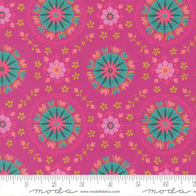 Parlor - Mandala in Passion Fruit - Crystal Manning - Moda