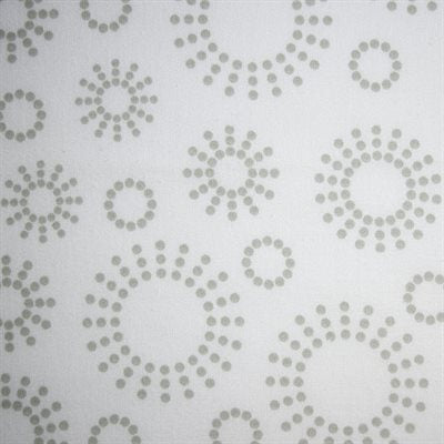 Harmony Prints 108" Wideback - Grey on White - 1250W-143 in Starburst
