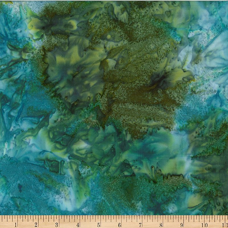 Bali Batiks - 1384-484 in Seaside - Hoffman Fabrics