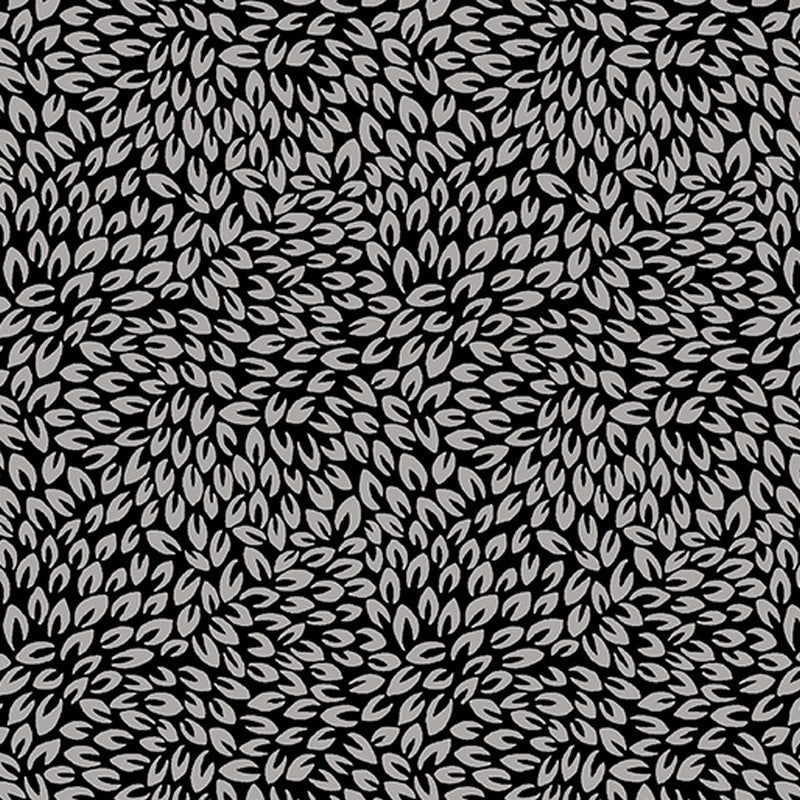 Midnight Rhapsody - 14073-11 in Black/Grey - Benartex
