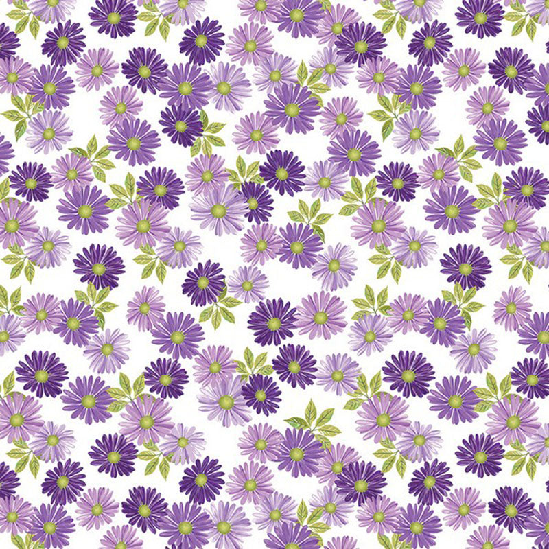 Veronica's Garden - White 15161-09 - Benartex