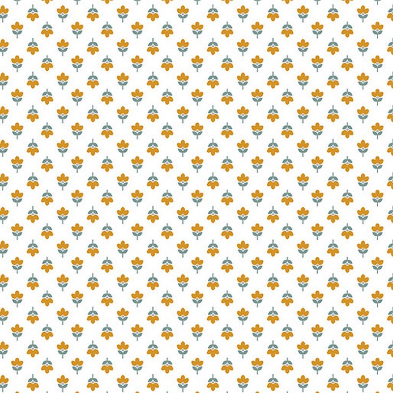 Chalk Barn - 16323-33 in Gold - Benartex