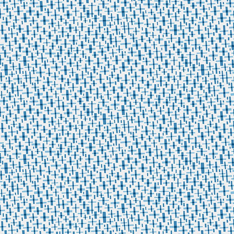 Blooming Color II - Isla in Blue - Benartex