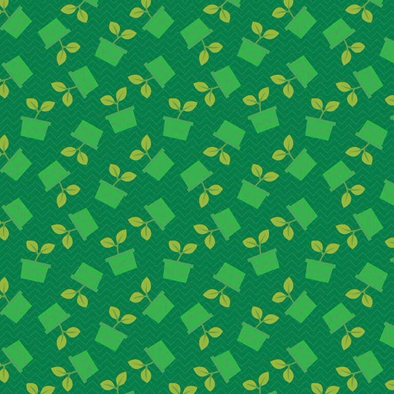 Happy Notes - Dark Green 16437-45 - Benartex