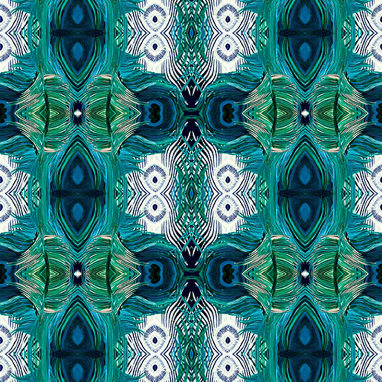 Affinity - Teal 16684-85 - Benartex