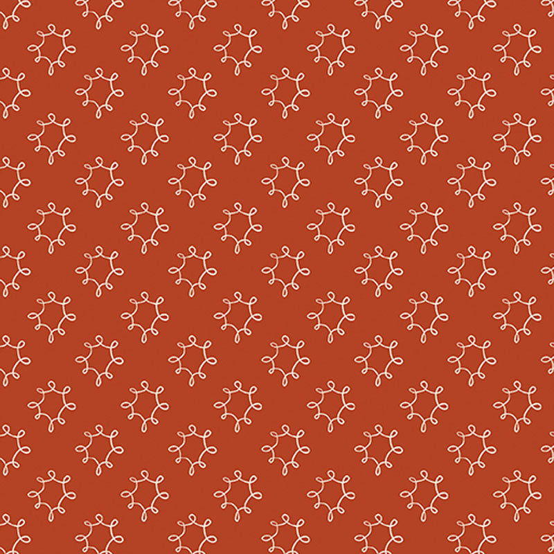 Wishflower - Dark Orange 16697-39 - Benartex