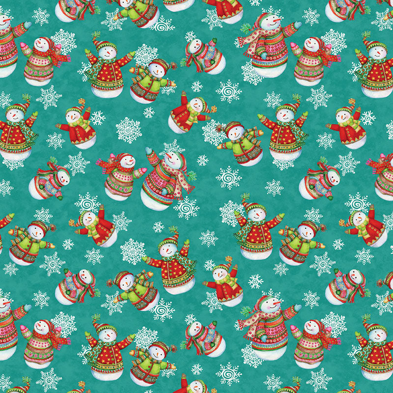 Snow Joy - Teal 16800-85 - Benartex
