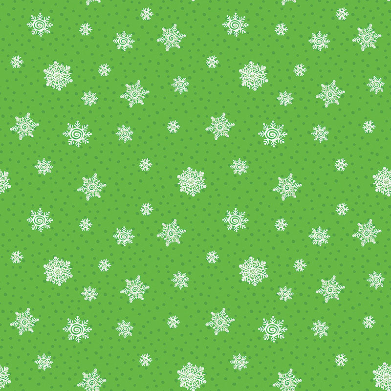 Snow Joy - Green 16804-44 - Benartex