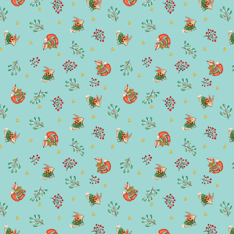 Snow Joy - Light Turquoise 16806-80 - Benartex