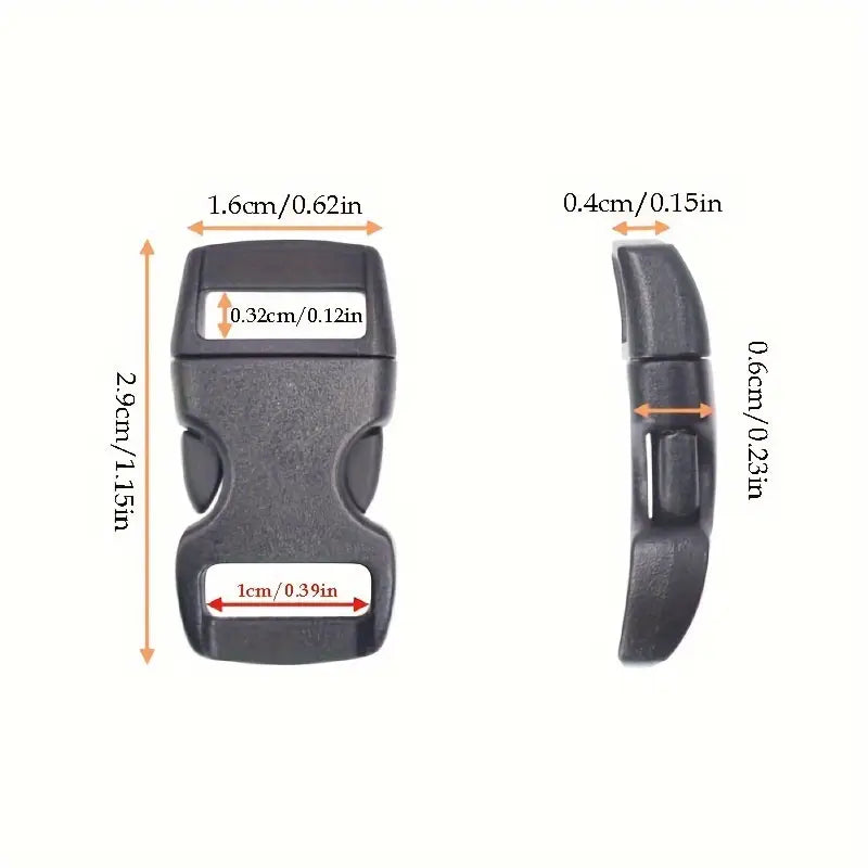 Plastic Replacement Buckle (3pc) (1.15")