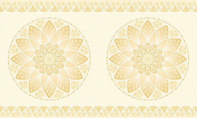 Moonlight Serenade - Cream PANEL 17221-07 - Benartex