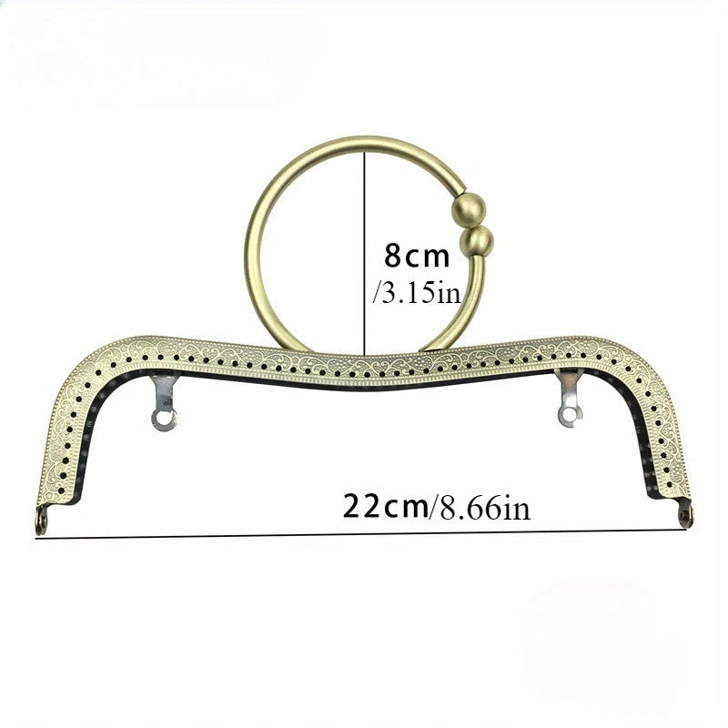 Purse Frame Bead Clasp (Sew-In) 8.6"