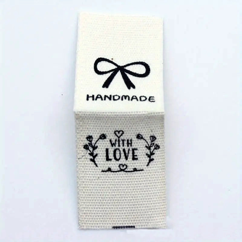 Handmade With Love Animal & Bow Tags