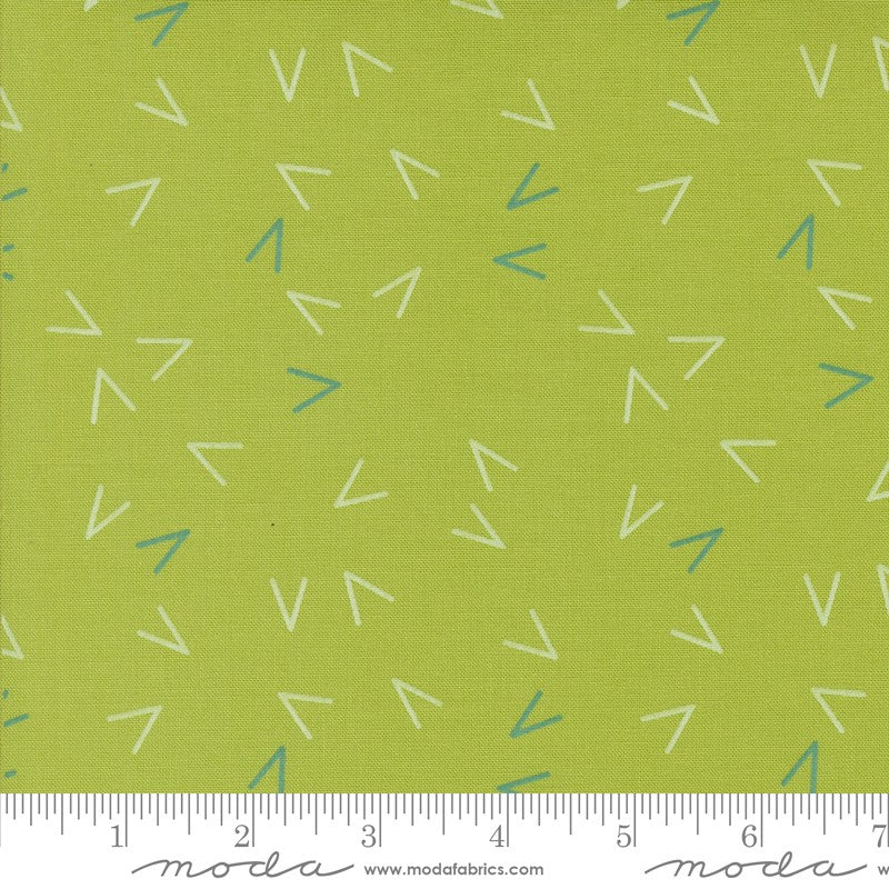 Olive You - Arrows in Leaf - Zen Chic - Moda
