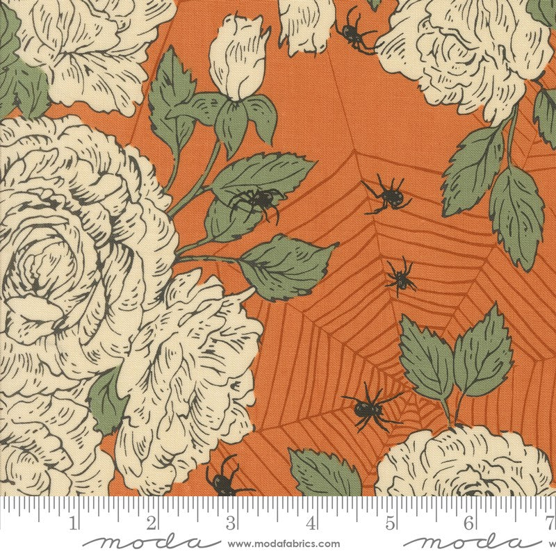 Home Sweet Haunt - 20911-14 in Pumpkin - Stacey Iest Hsu - Moda