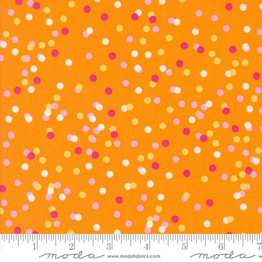 Fiesta - Pinata Dots in Orange Juice - Me & My Sister Designs - Moda (Pre-order: Sept 2024)