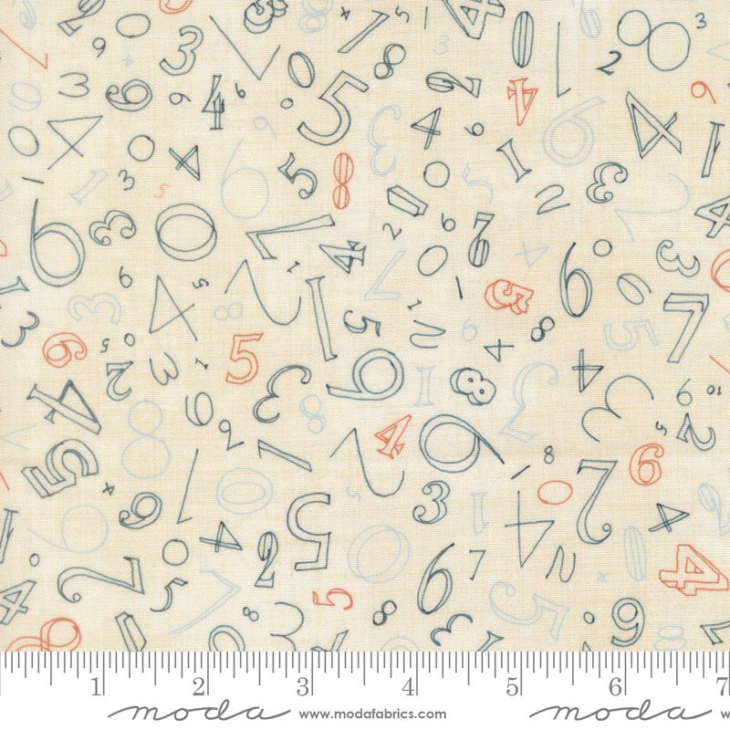 Data - Numerals in Lovelace - Janet Clare - Moda (Pre-order: Oct 2026)