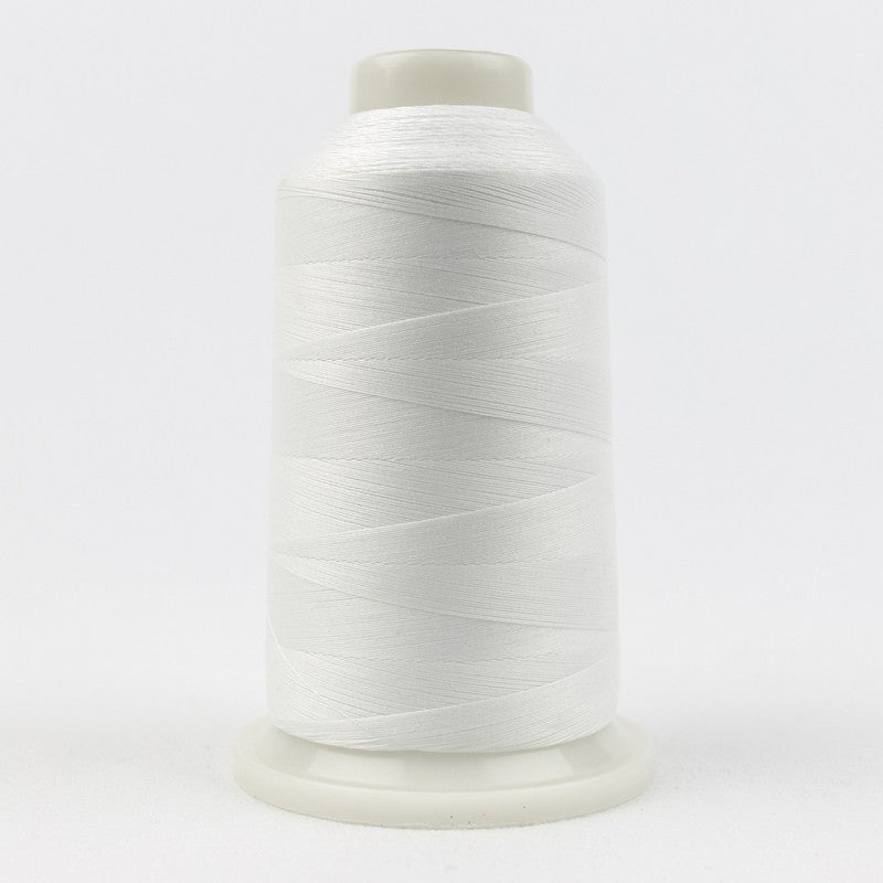 Konfetti - White - Cotton 50wt 2500yd (2286m) - WonderFil Specialty Threads (Pre-order: Jan 2026)