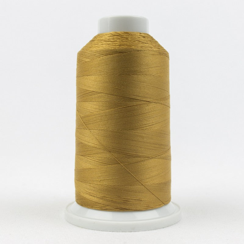 Konfetti - Dark Gold - Cotton 50wt 2500yd (2286m) - WonderFil Specialty Threads (Pre-order: Feb 2026)