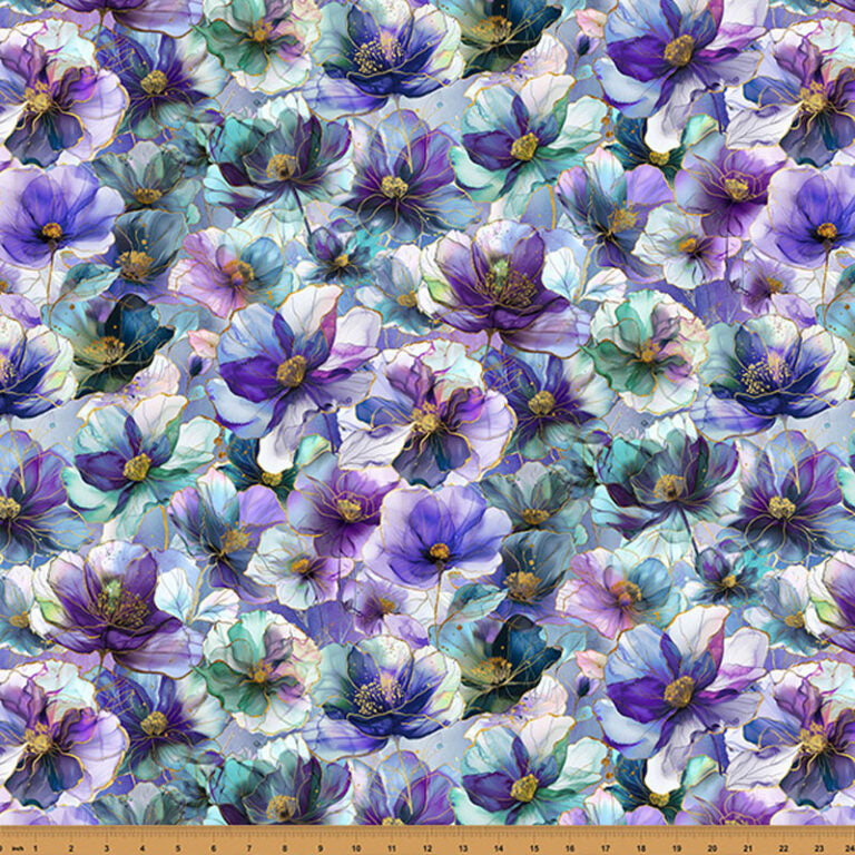 Flourish - Amethyst 5625-91 - Hoffman