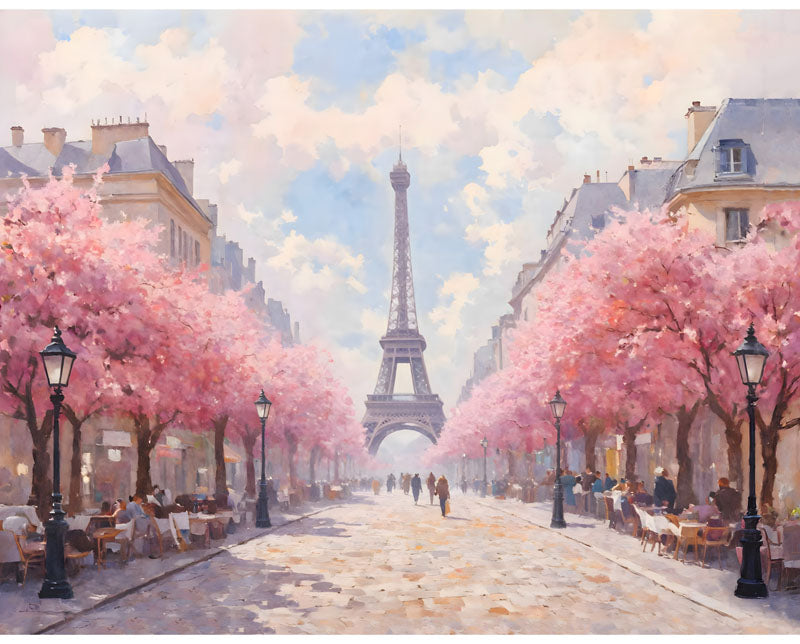 Bonjour Belle - PANEL (36") 25722-482 - Cotton Candy - Hoffman