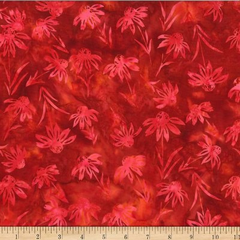 Bali Batiks - 2577-381 in Pomegranate - Hoffman Fabrics