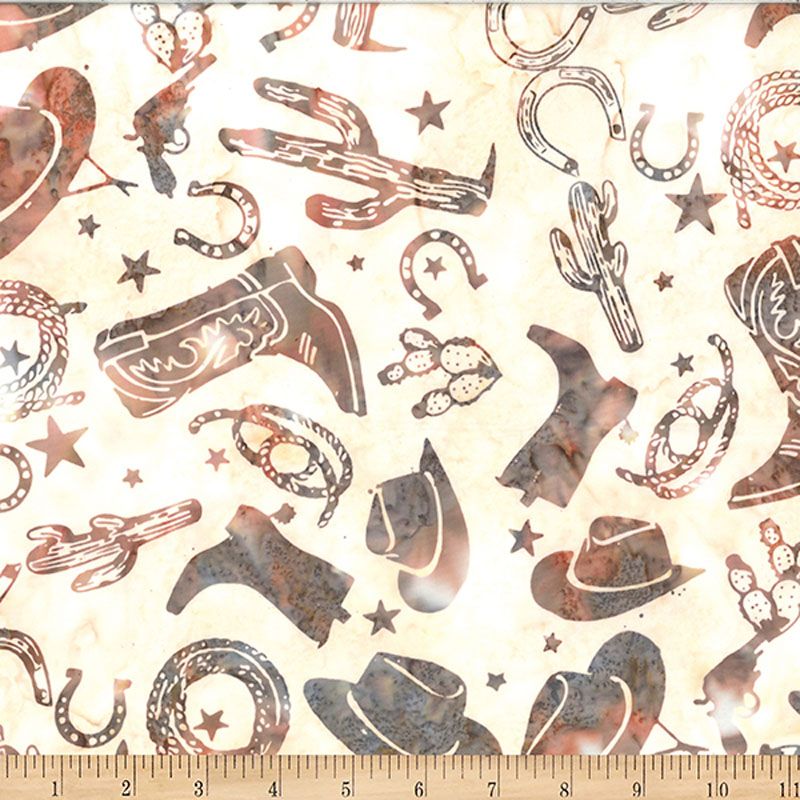 Bali Batiks - 2600-485 in Funnel Cake - Hoffman Fabrics