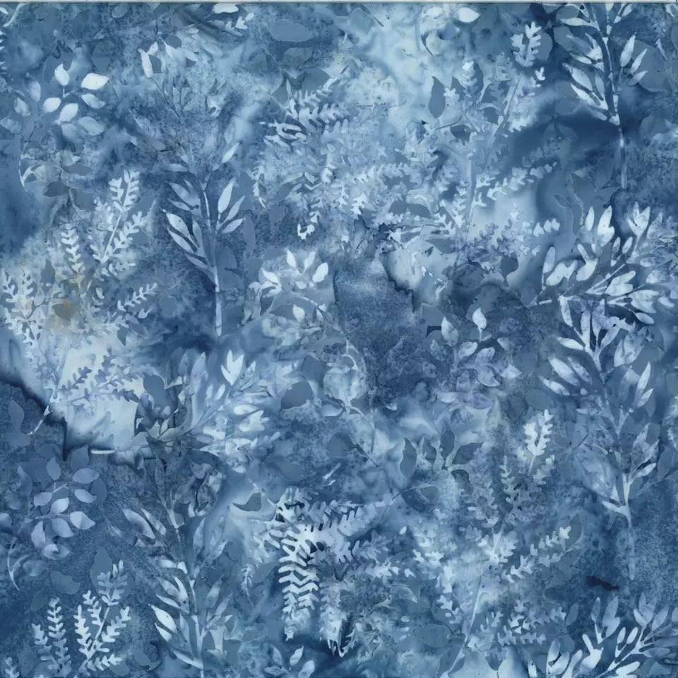 Bali Batiks - 2627-65 in Denim - Hoffman Fabrics