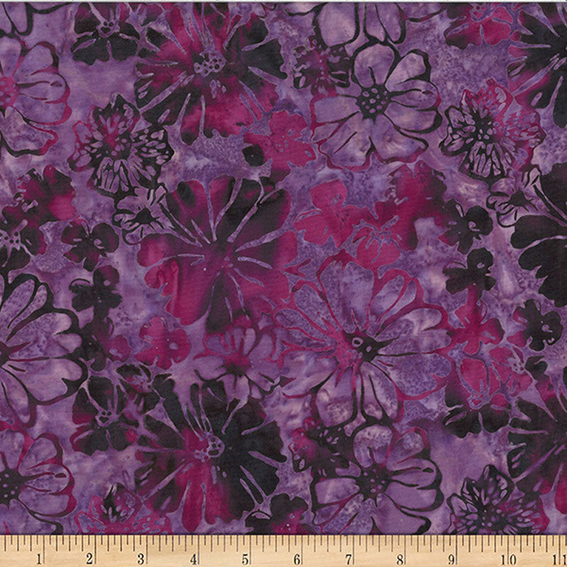 Bali Batiks - 2634-428 in Mulberry - Hoffman Fabric