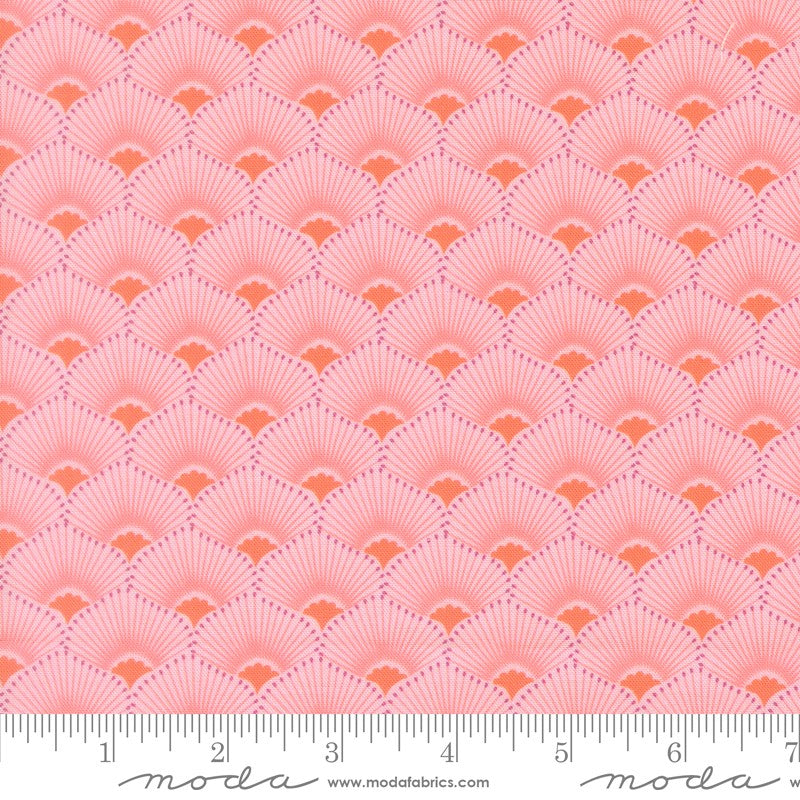 Floriori - Mimosa in Flamingo - Kate Spain - Moda (Pre-order: Feb 2027)