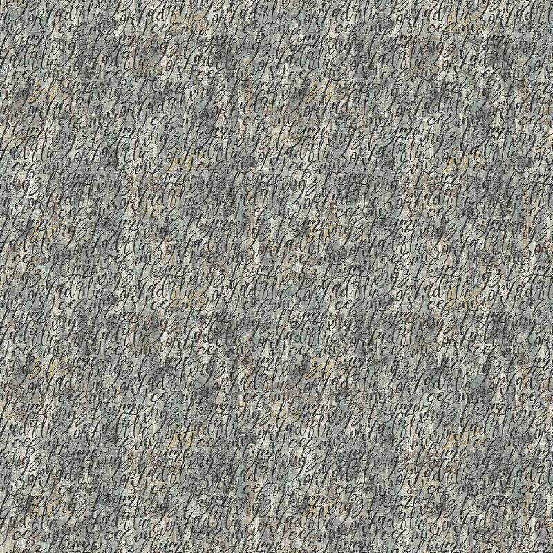 My Type - Script in Grey Multi - Nina Djuric - Northcott
