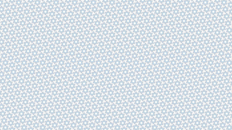 Starlight - Star Grid in White/Blue METALLIC - Elena Belokrinitski - Northcott