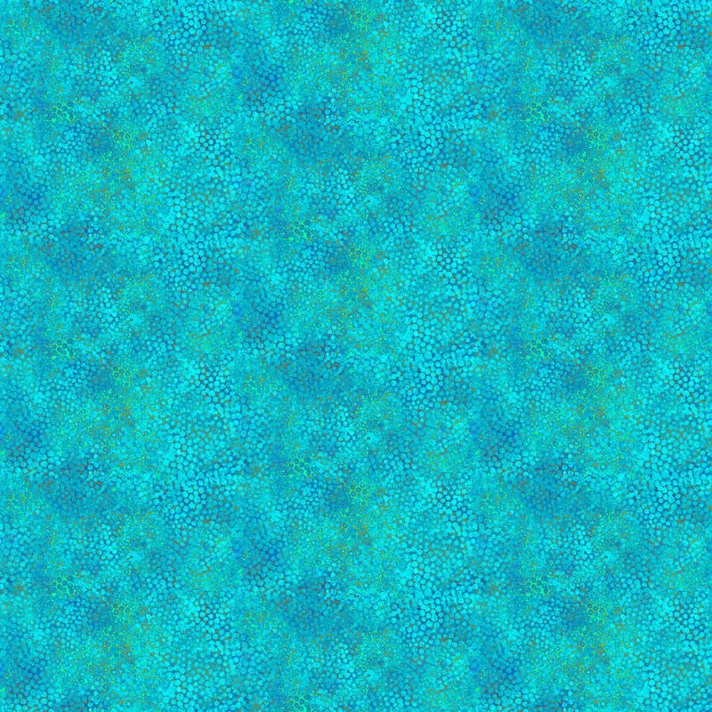 Shimmer Enigma - Pebbles in Dark Turquoise Metallic - Deborah Edwards - Northcott (Pre-order:Jun 2025)