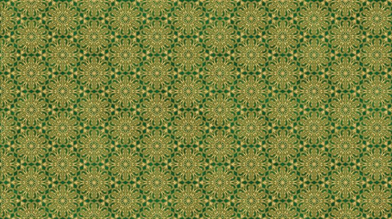 Oh Christmas Tree - Medallions in Green METALLIC - Deborah Edwards - Northcott (Pre-order: June 2026)