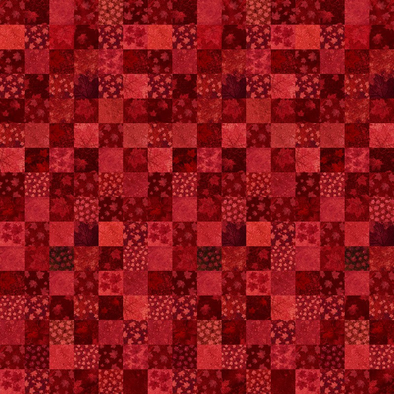 Oh Canada 14 - Patchwork in Red - Deborah Edwards - Northcott