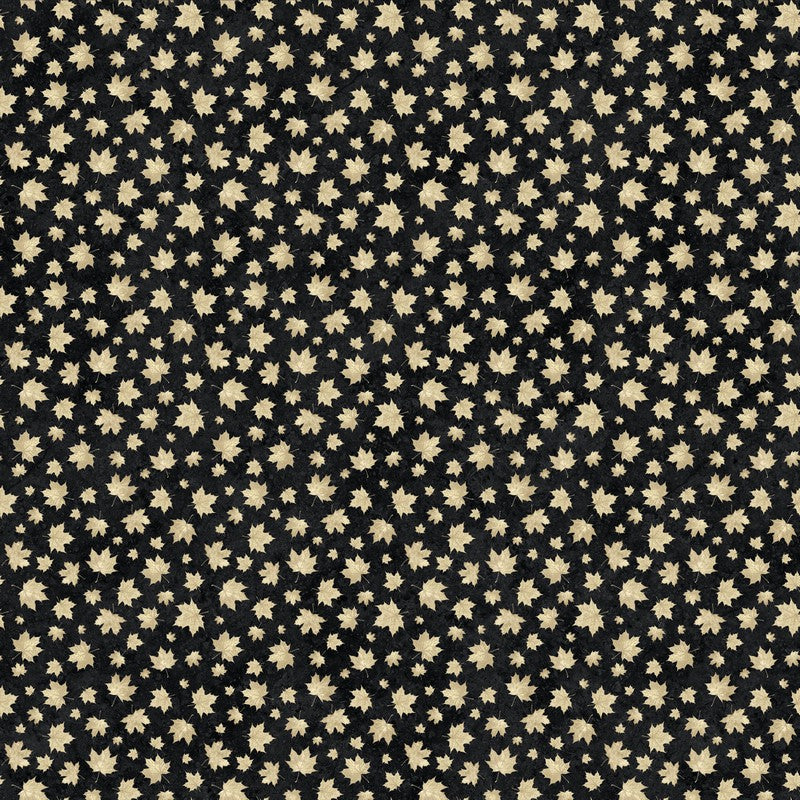 Oh Canada 14 - Leaves in Black - Deborah Edwards - Northcott (Pre-order: Apr 2026)