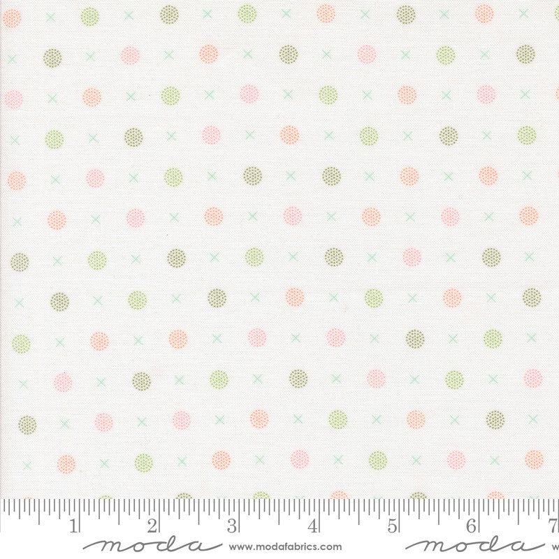 Abloom - X + O's in Cloud - Corey Yoder - Moda