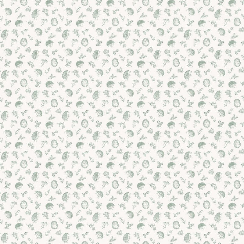 Hedgehog Hollow - Toile in Cream/Wedgewood - Deborah Edwards - Northcott (Pre-order: Dec 2026)