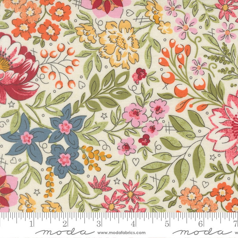 Fieldrush - Covent in Opal - BasicGrey - Moda