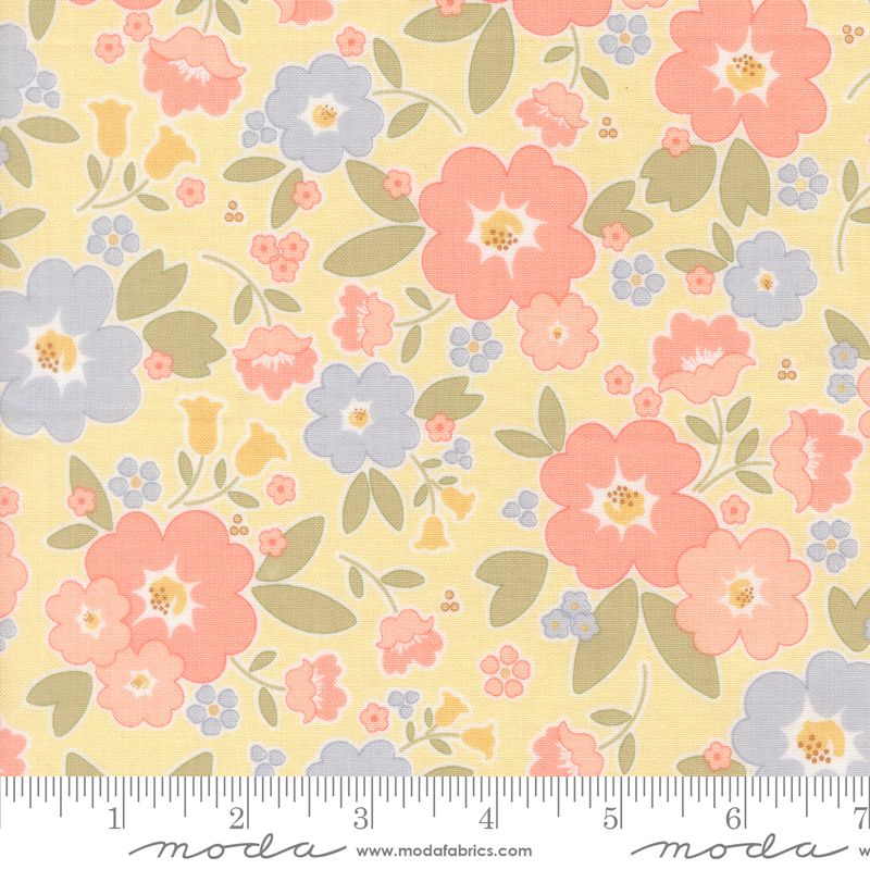 Handmade Sweetness - Vintage Blooms in Butter - Heather Briggs - Moda (Pre-order: Oct 2026)