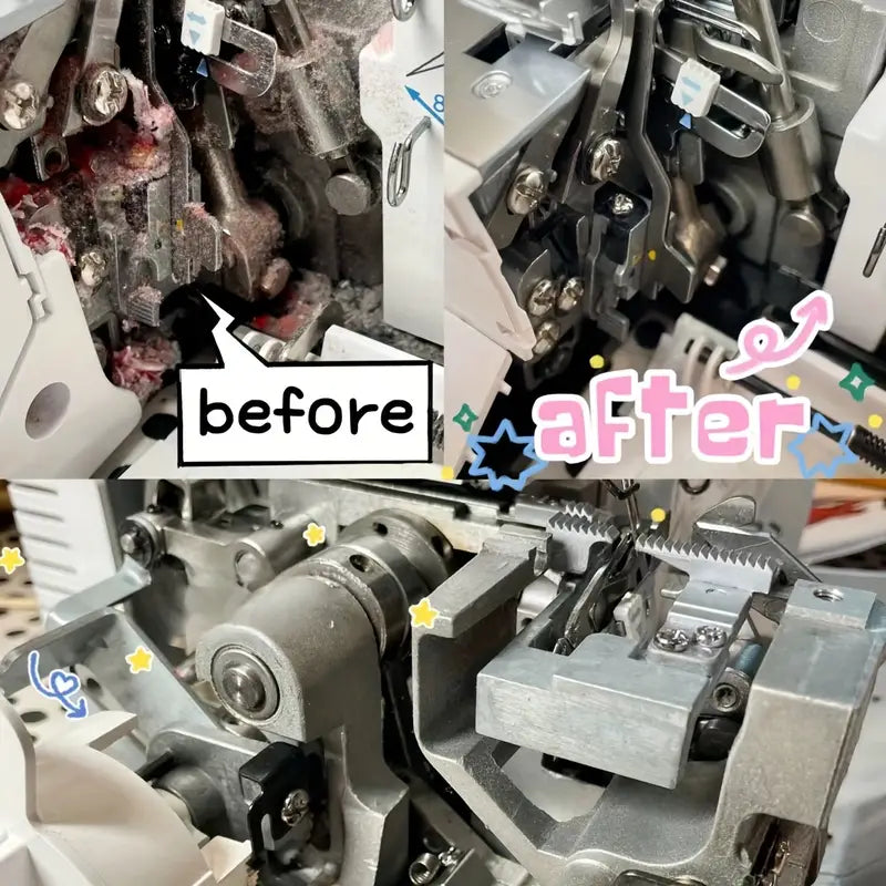 Sewing Machine Brushes (16pc) (Pre-order: Jan 2026)