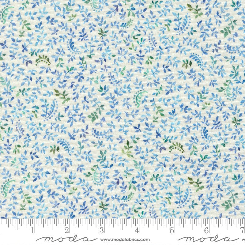Summer Breeze 2027 - Dainty Leaves in Ivory - Moda (Pre-order: Mar 2027)