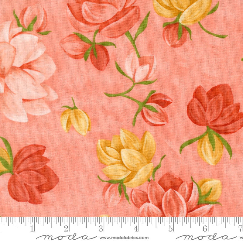 Kindred - Petaluma in Coral - 1 Canoe 2 - Moda