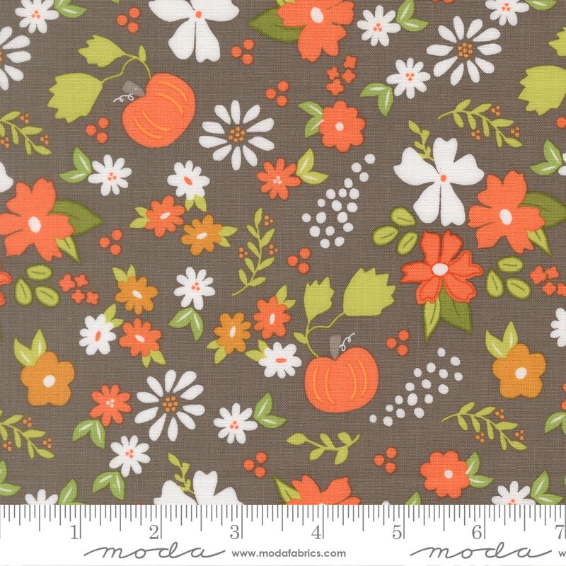 Birch & Willow - Pumpkin Patch in Slate - Sherri & Chelsi - Moda (Pre-order: Sept 2026)