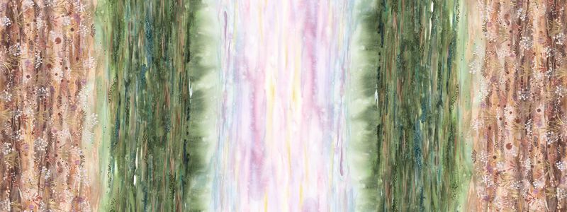 Wanderlust - Sunset Valley in Sunrise Field - Create Joy Project - Moda