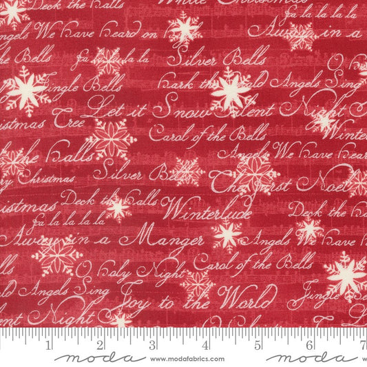 A Christmas Carol - Christmas Carols in Crimson - 3 Sisters - Moda (Pre-order June 2024)