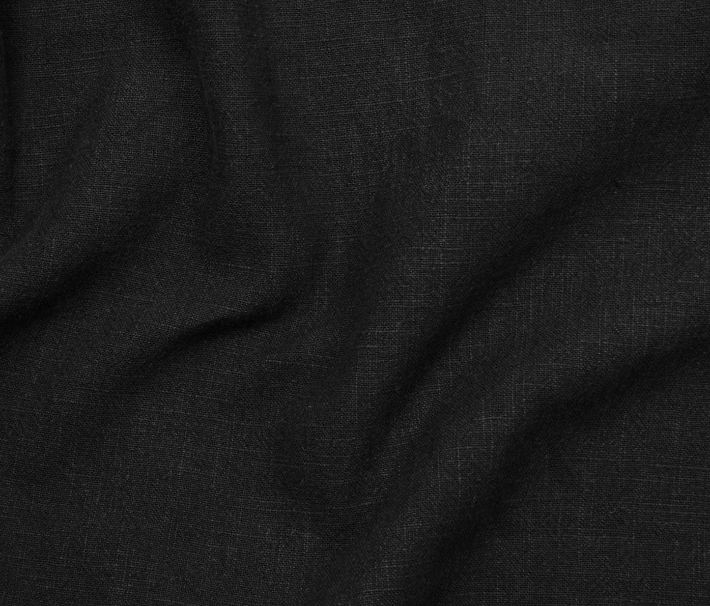 Ramie Stonewashed (54") - Black - Telio